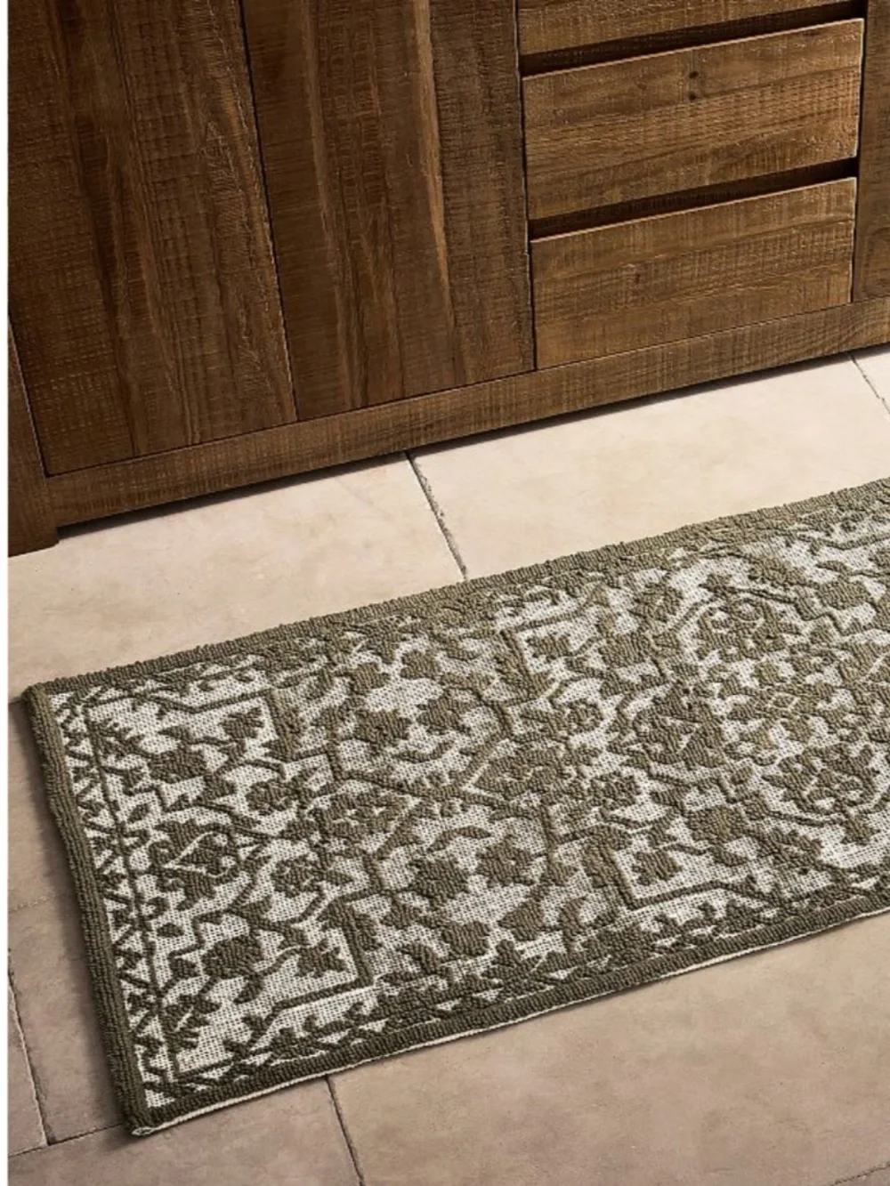 Pottery Barn Rowen Bath Runner NWT